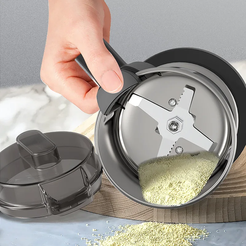 Электрическая мельница из нержавеющей стали для домашнего использования, шлифовальный станок 110 В/220 В для пищевых продуктов, лекарств, кофе и специй