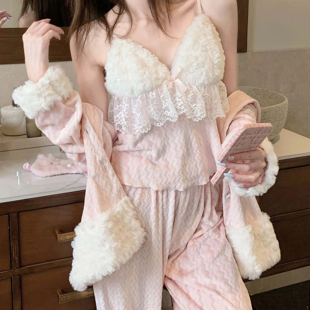 pigiama-in-velluto-per-ragazze-e-donne-ideale-per-l'autunno-e-l'inverno-con-motivo-a-tempesta-doppio-strato-di-velluto-maniche-lunghe-e-pantaloni-perfetto-per-creare-un-abbigliamento-confortevole-e-accogliente-per-la-casa