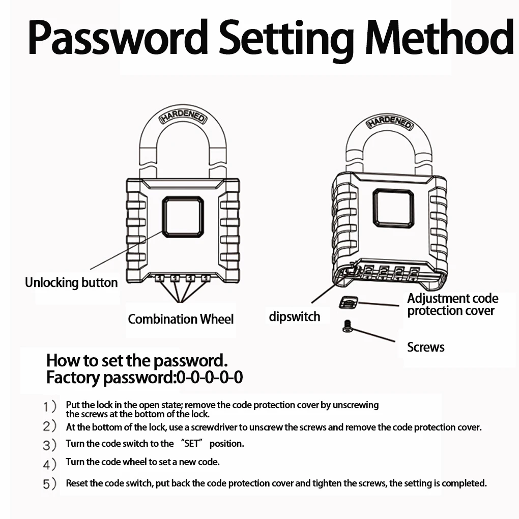 New 1PC Password Locks 4 Digit Waterproof Outdoor Lock For Door Suitcase Bag Package Cabinet Locker Window Padlock ﻿