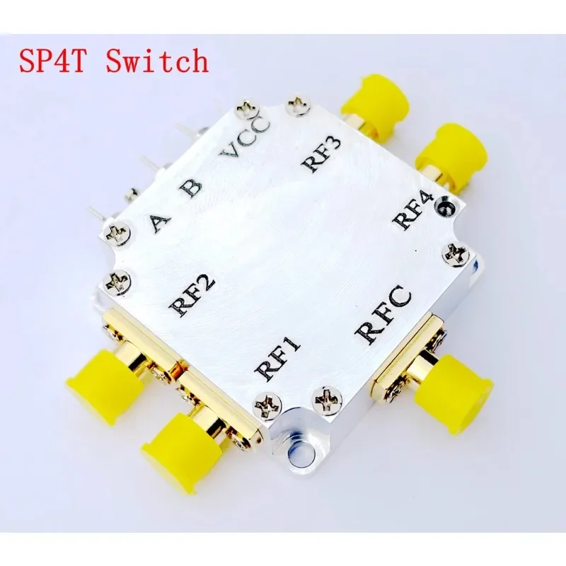 SP4T all four RF electronic switches 1M-3GHz wide bandwidth, high isolation, low insertion loss 1dB small size