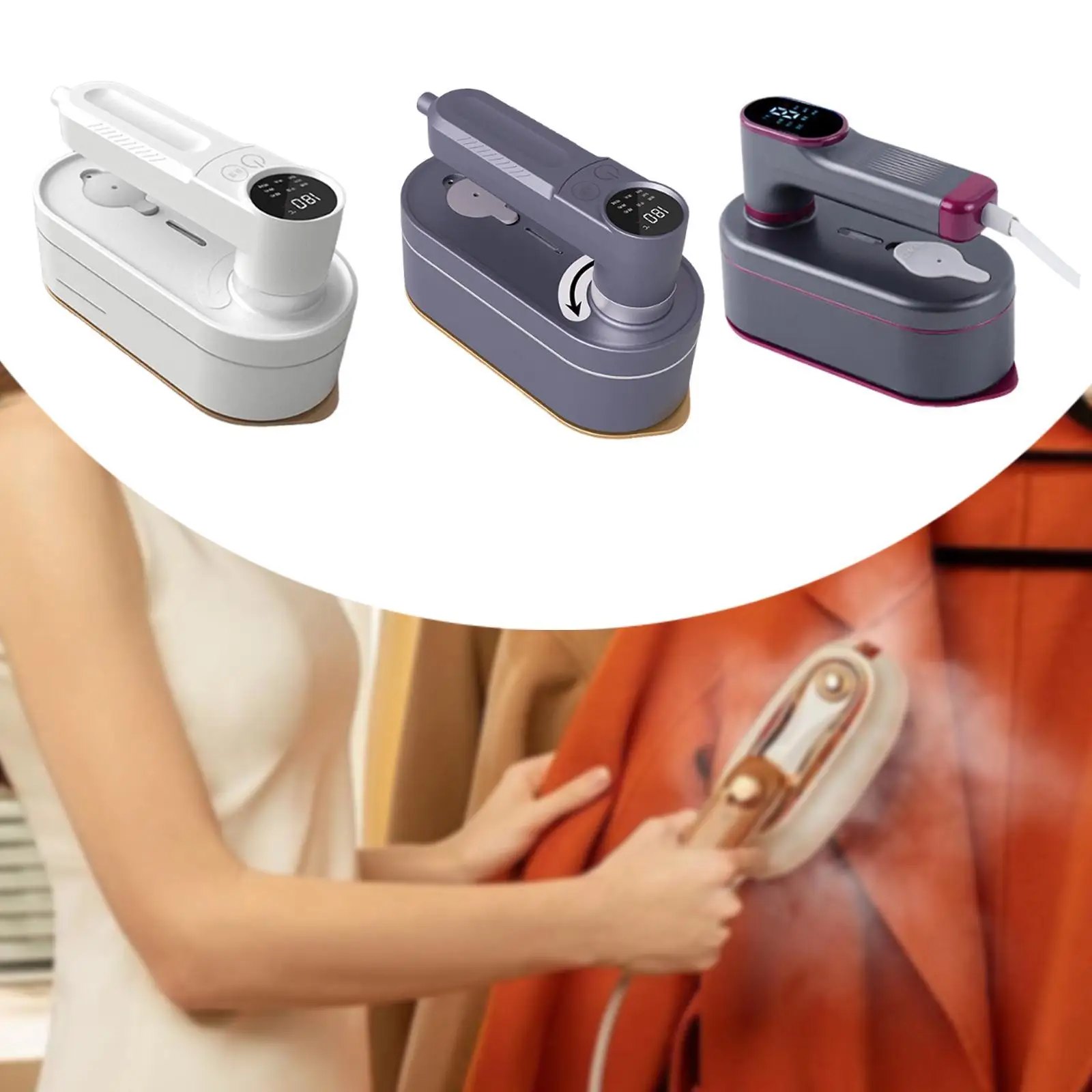 Mini ferro a vapor para dormitório universitário, vaporizador profissional de tecido de aquecimento rápido