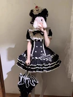 2025 Japanese Kawaii Sweet Lolita Princess Dress Women Pink Y2k Bow Lovely Slim Dresses Female Korea Style Design Chic Outfits 3