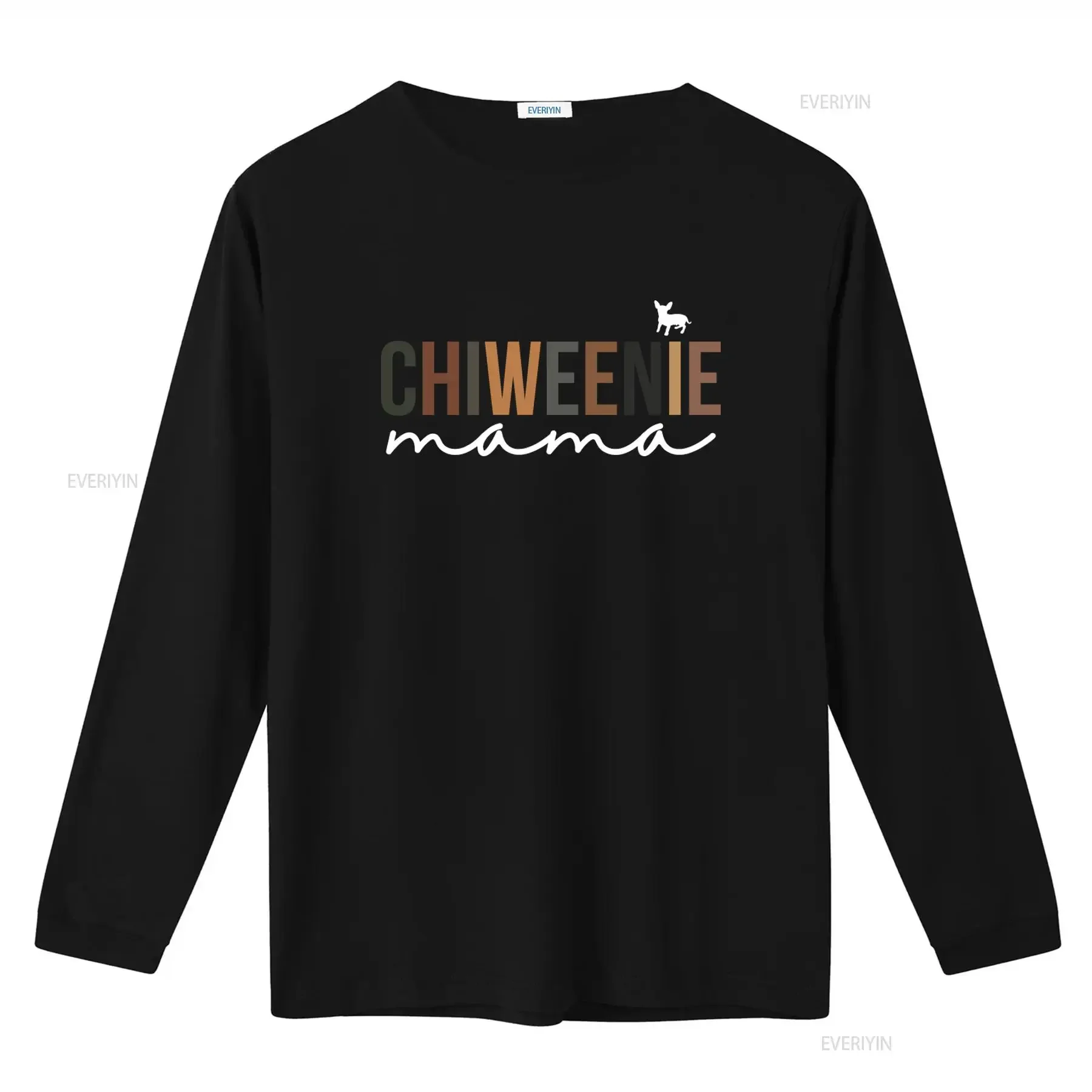 Chiweenie Mama T Shirt for Dog Mom Lover New Puppy Wife Girlfriend  vintage Washed Top For Everyday Wear fashion Soft