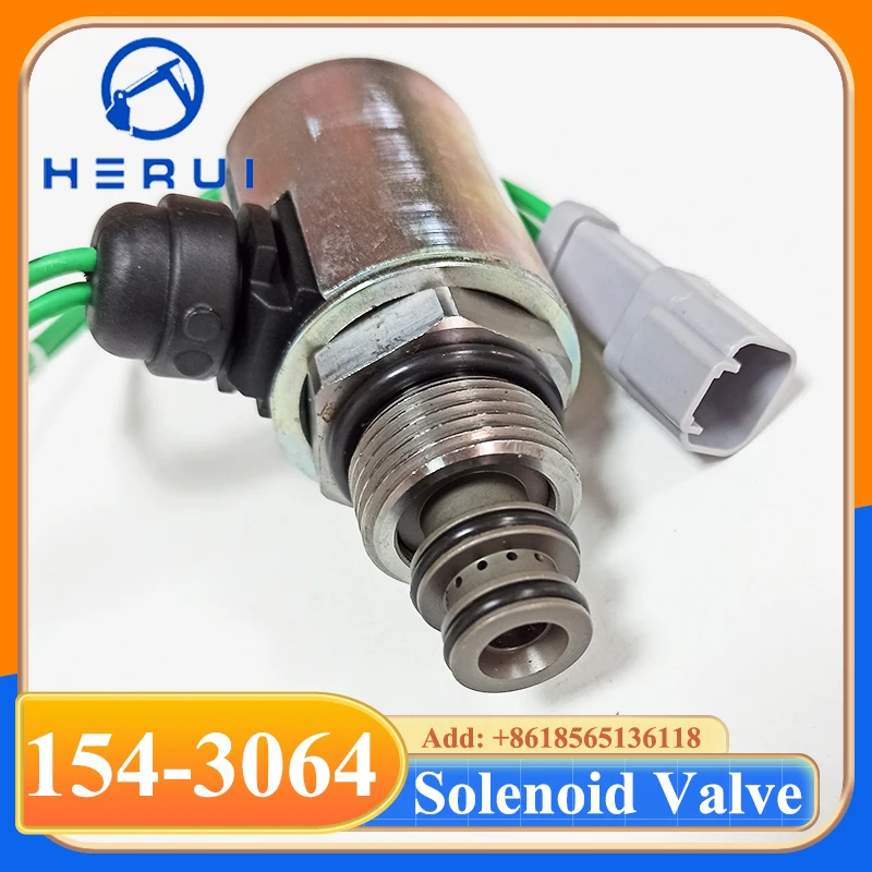 154-3064 1543064 صمام الملف اللولبي 24 فولت لـ Grader 120H 120K 140K 160H NA 163H