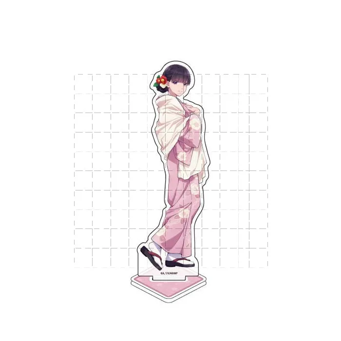 Game Saimori Miyo Kudo Kiyoka Tatsuishi Acrylic Stand Doll Anime Figure Model Plate Cosplay Toy for Gift