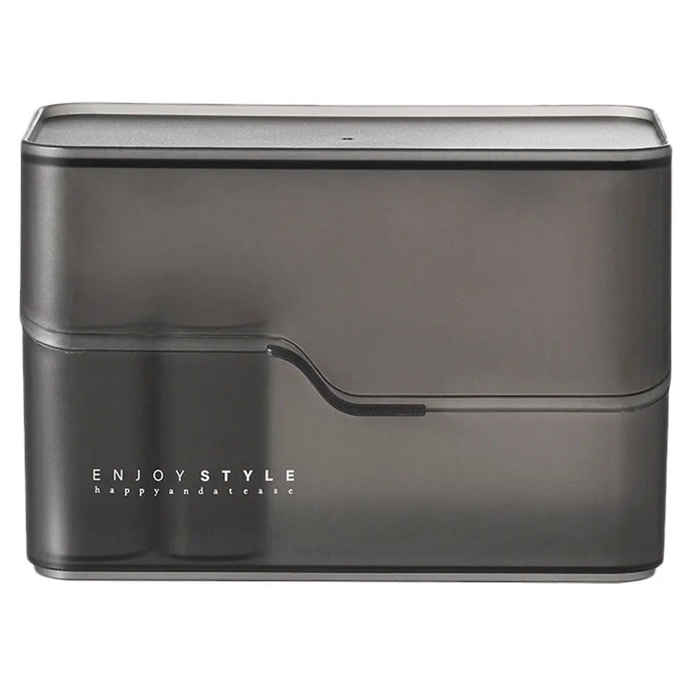 

1pc Desktop Storage Case High Grade Material Multifunctional Home Office Organizer Makeup Storage Box Plastic Rack For