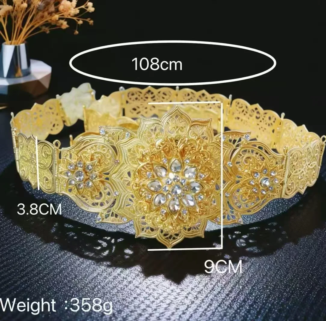 2026 Retro Engraved Metal Waist Seal Gold And Silver Dual Color Optional Dress Banquet Matching Accessories Wide Waist Belt