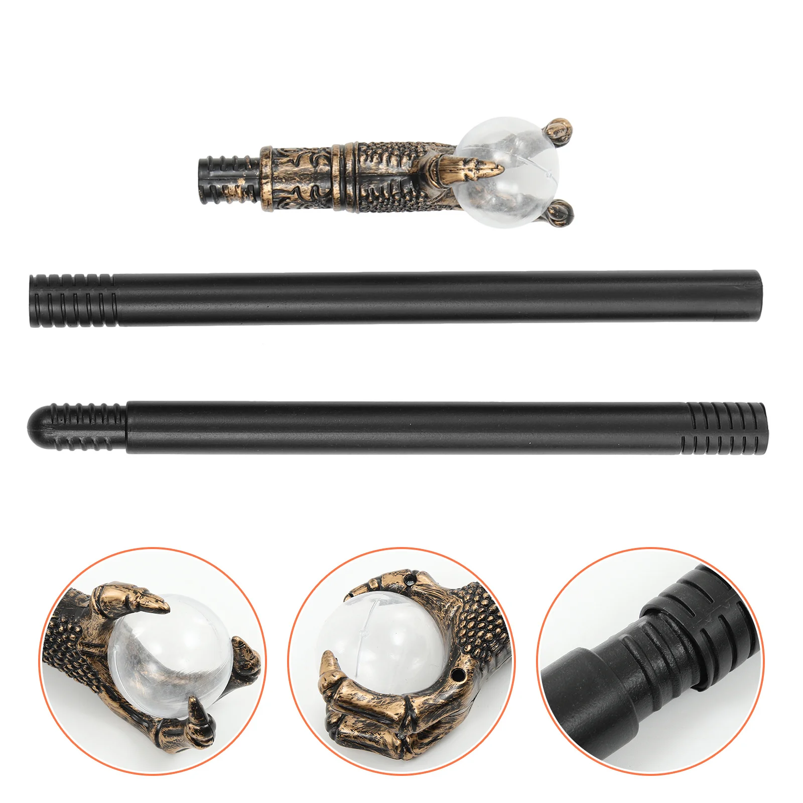 1pc Claw Scepter Durable Plastic Costume Prop For Halloween Cosplay Cosplay Prop Photo Stage Performance Accessory
