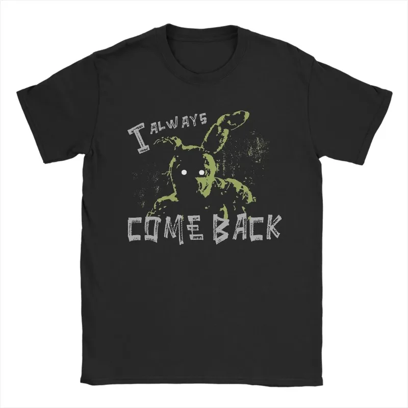 Camisetas de trompeta FNAF At Freddys para hombre, ropa Vintage 100% de algodón, camiseta Vintage de manga corta con cuello redondo, primavera y verano