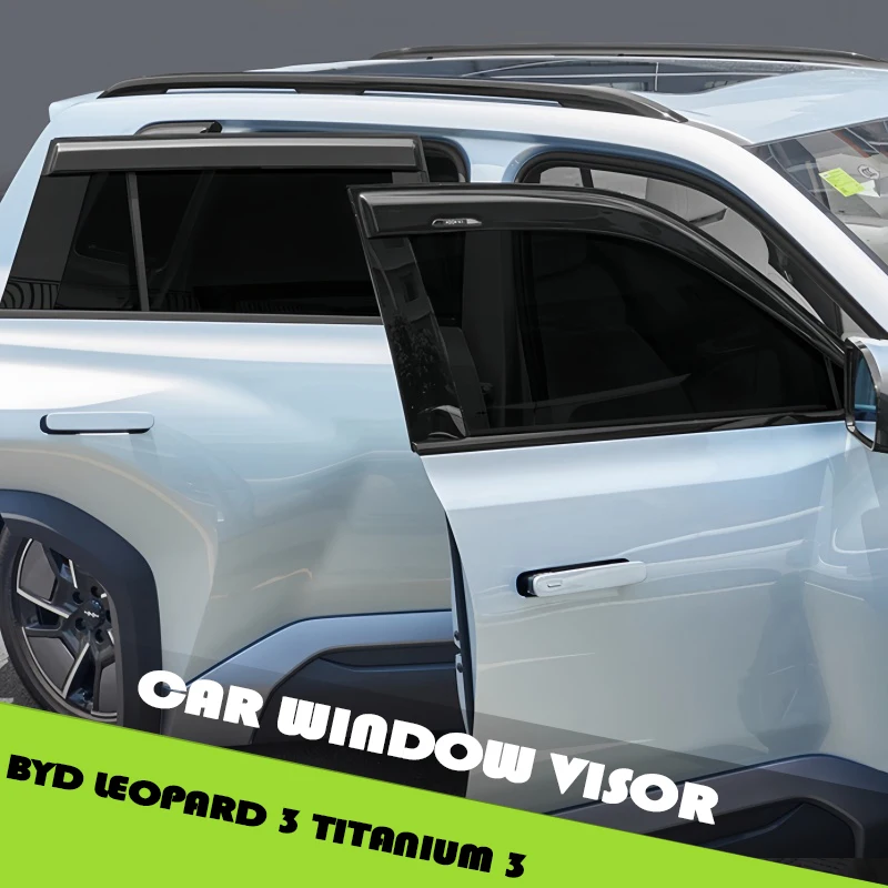 Auto Car Window Sunshade Fit for BYD Leopard 3 Titanium 3 Modified Auto Widening and Thickening Rain Shield Car Upgrade Parts