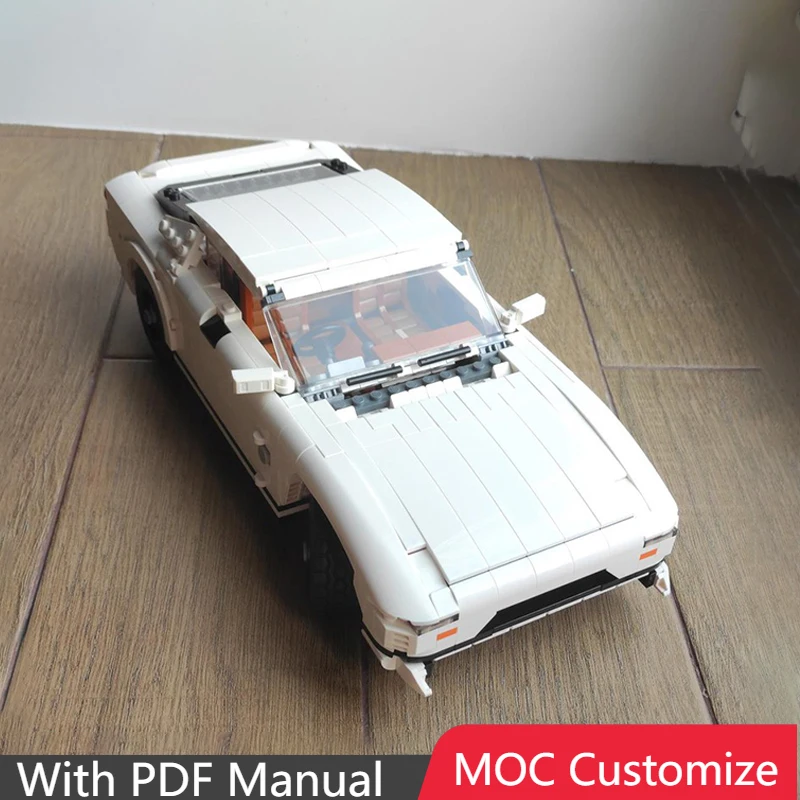 

936 Pcs Hot Selling MOC Creative Building Blocks White Supercar Assembled Building BlocksToy For Kids Birthday Surprise Gifts