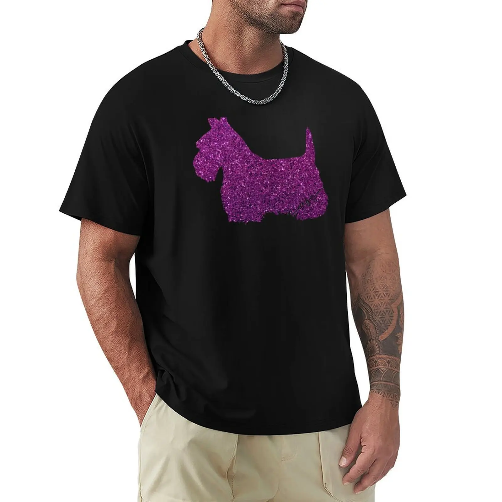 

Sparkle Scottie T-Shirt customs plus sizes Anime t-shirt anime shirts men