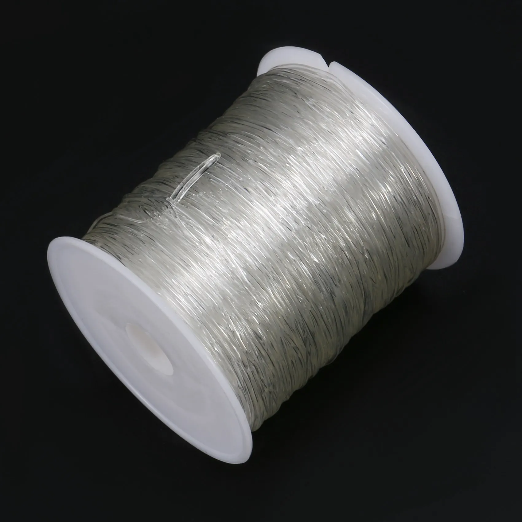 ABQR 0.8mm Clear Bead Cord Crystal Elastic Stretchy Bracelet String for Jewelry Making Necklace Bracelet Beading Thread 0.8mm