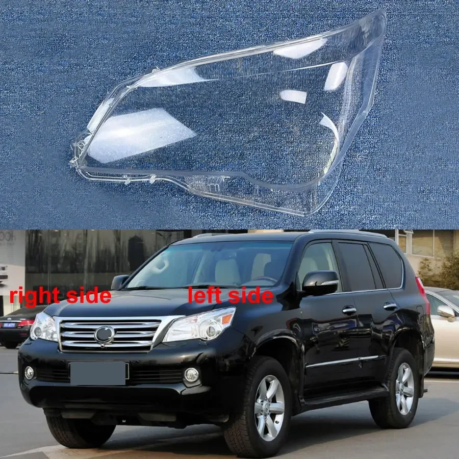 

For Lexus GX GX460 2010 2011 2012 Front Headlamp Cover Headlight Shell Transparent Lampshade Plexiglass Replace Original Lens