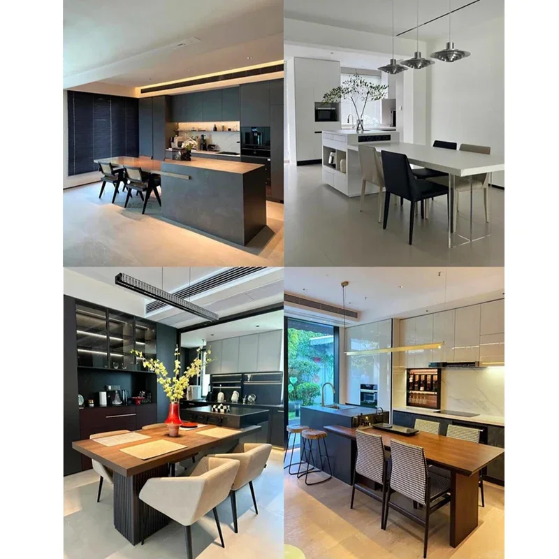 Rotating Retractable Island Table Dining Table Integrated Household Small Apartment Open Kitchen Partition Cabinet Modern Simple