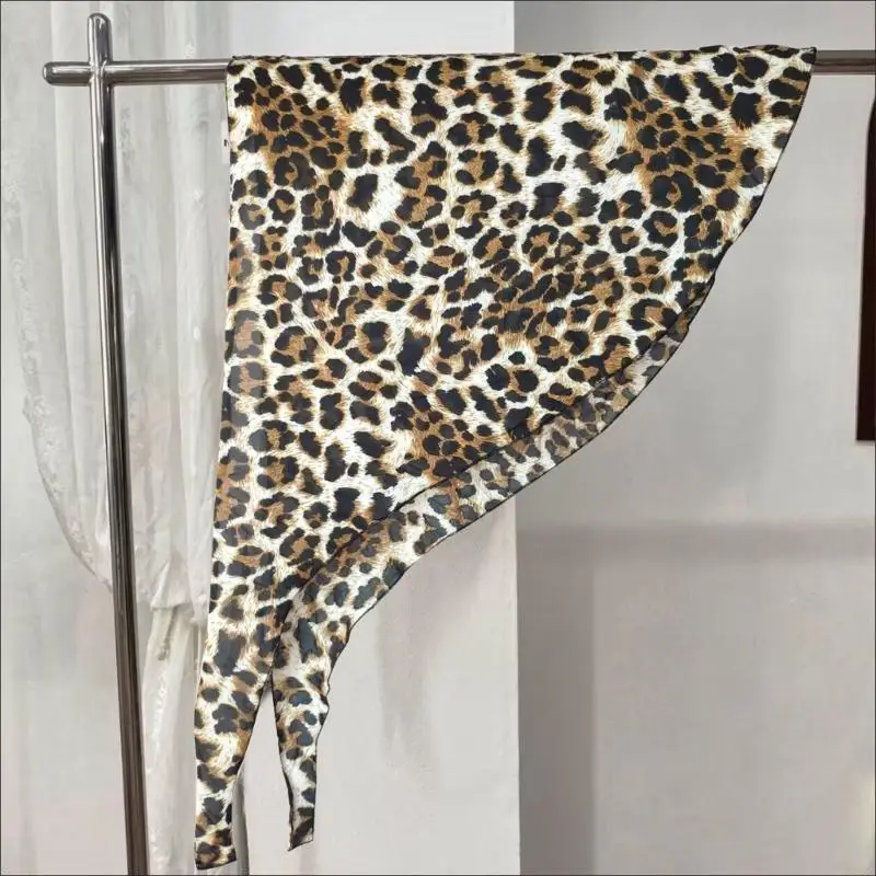 da spiaggia da donna con stampa leopardata, copricostume per costumi da bagno, gonna corta a portafoglio,