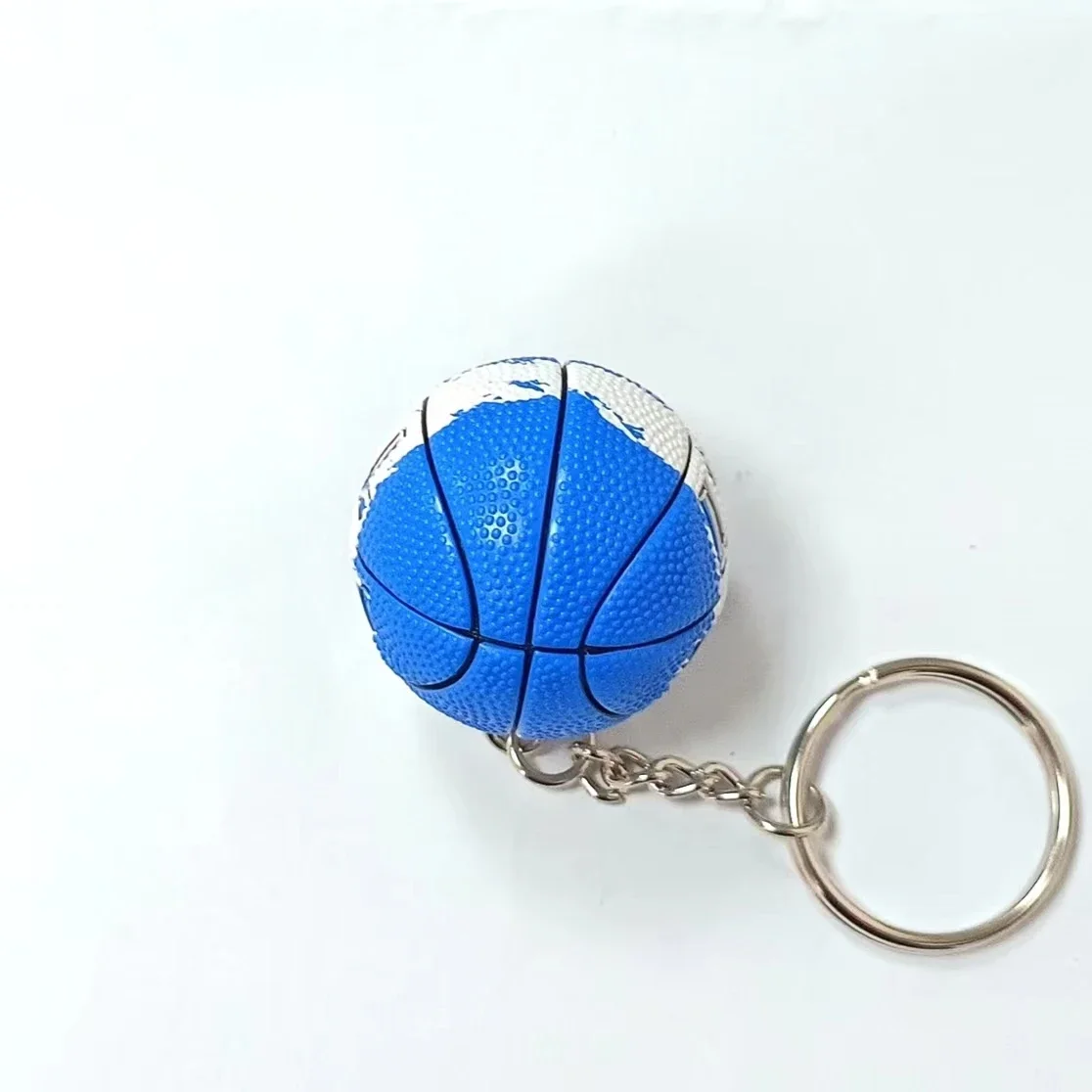 Creative Mini Basketball Model Keychain Sports Fans Championship Trophy Souvenir Pendant Automobile Decoration Key Ring Gifts