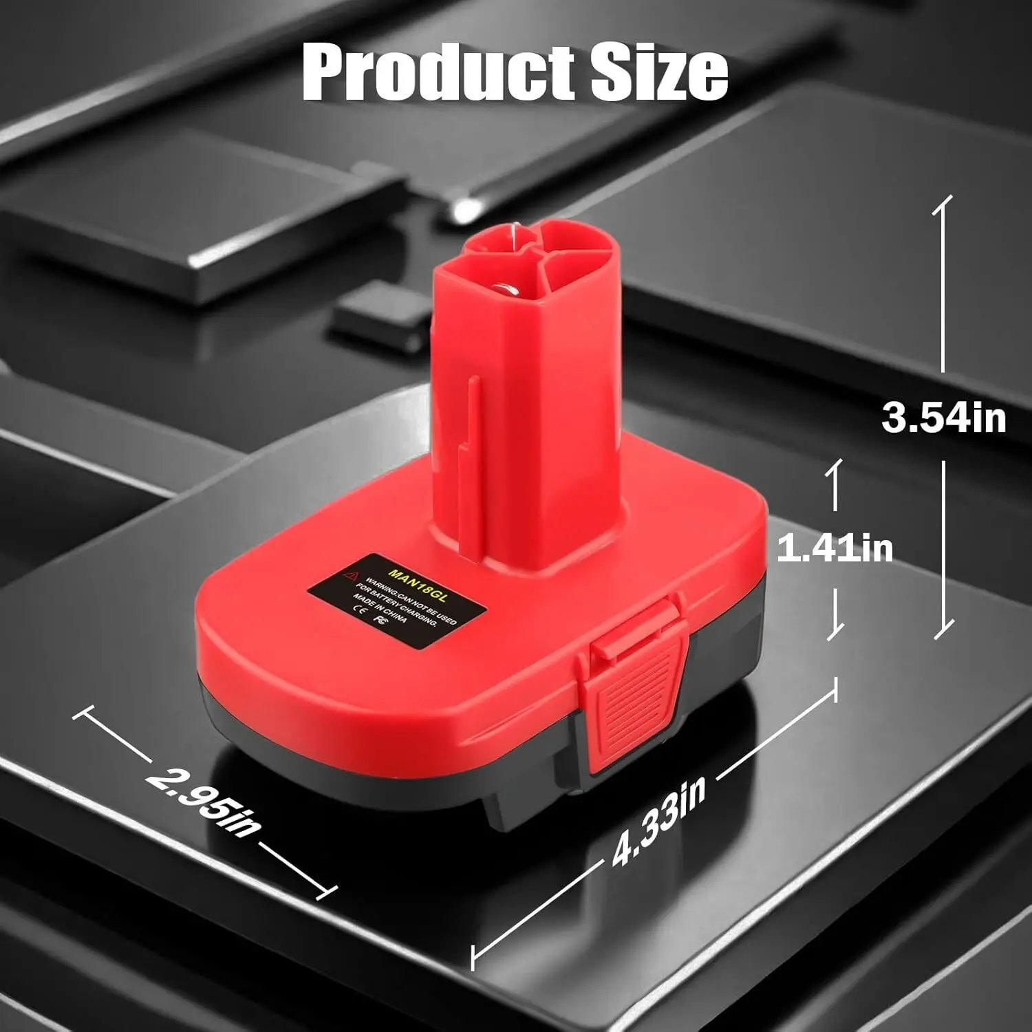 for Craftsman 19.2v Tool Battery Adapter for Craftsman 20V V20 Li-ion Battery Convert to for 19.2v Old Style Cordless Tool Drill