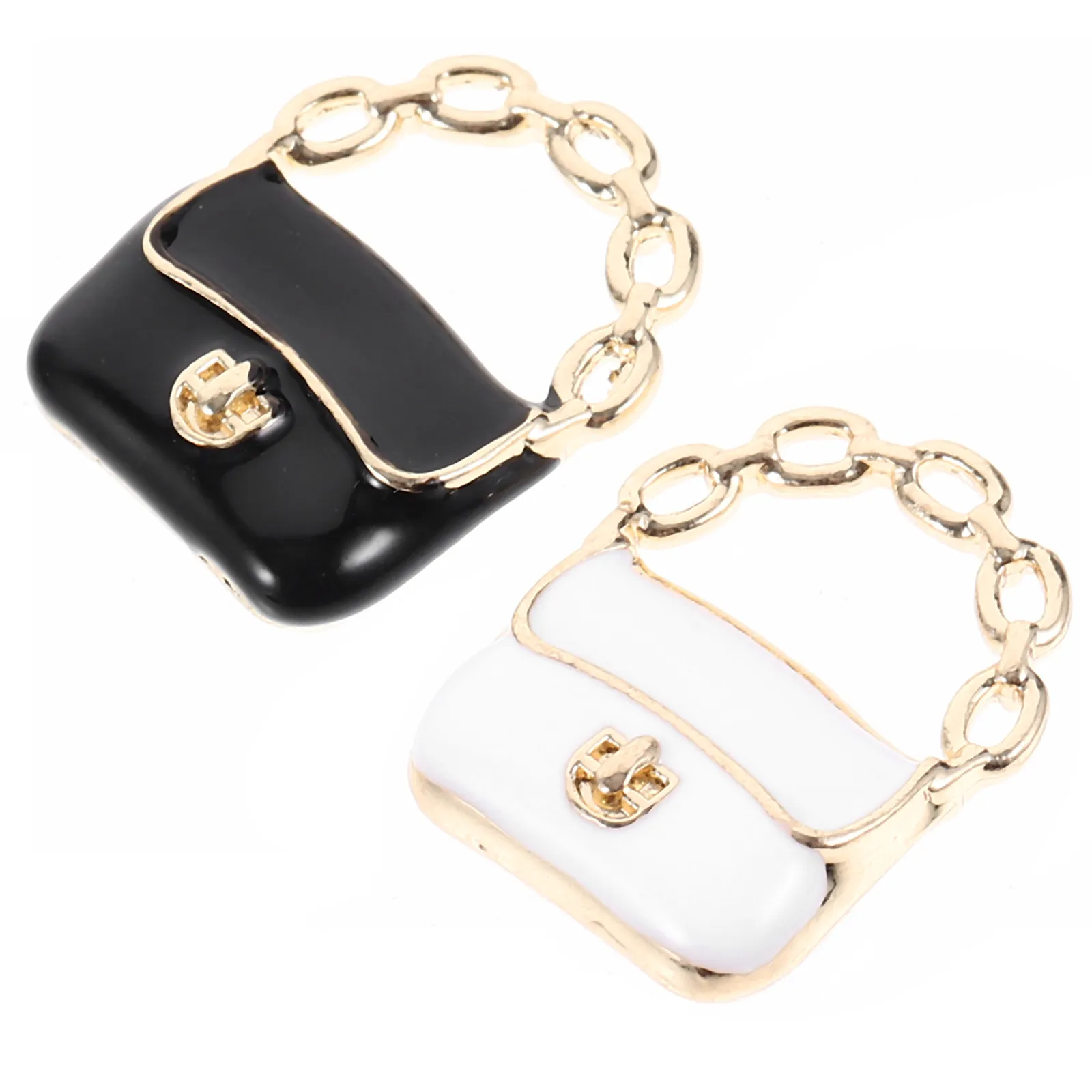 

Набор из 4 миниатюрных сумок-клатчей из сплава, прочные, для декора дома, реквизит для фотосъемки, портативные сумки для дома