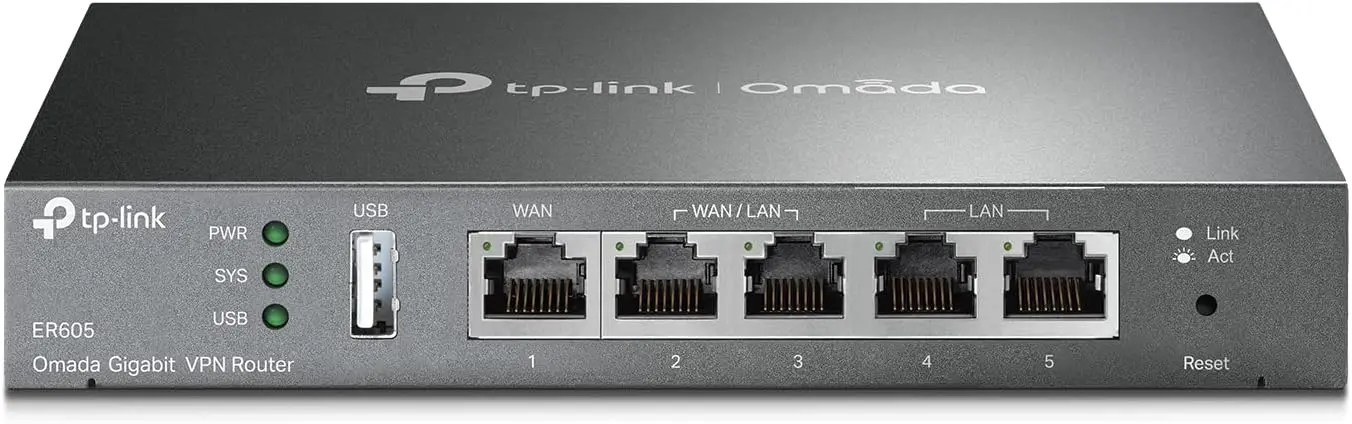 

Гигабитный VPN-роутер с 5 портами, поддержкой 3 WAN-портов, USB-резервированием, расширенным фаерволом и балансировкой нагрузки для корпоративных сетей