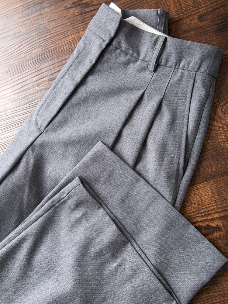 

Slimming High Waist Loose Wide Leg Pants Women's Design Sensation ey Casual Floor Length Trousers Commute Sle