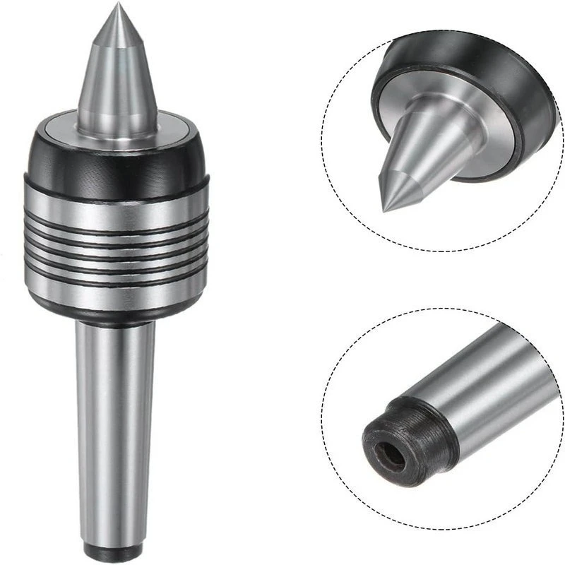 MT2 MT3 MT4 MT5 Morse CNC Lathe Rotary Center Standard Double Cone Head Live Center For Morse Turning Double Top Center