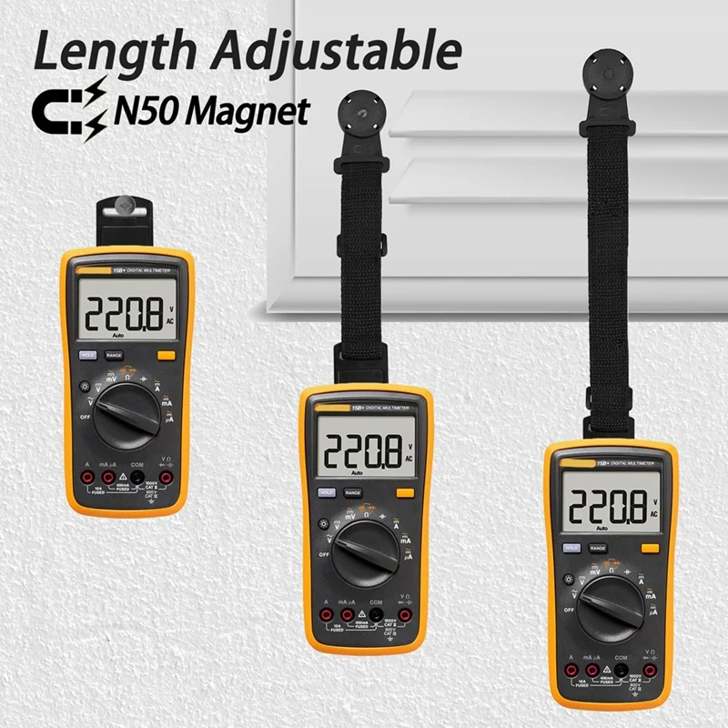 Magnetic Hanging Strap Kit For  Digital Multimeter, Hanging Kit Parts For  50 II, 70 III, 80 IV,180 Series