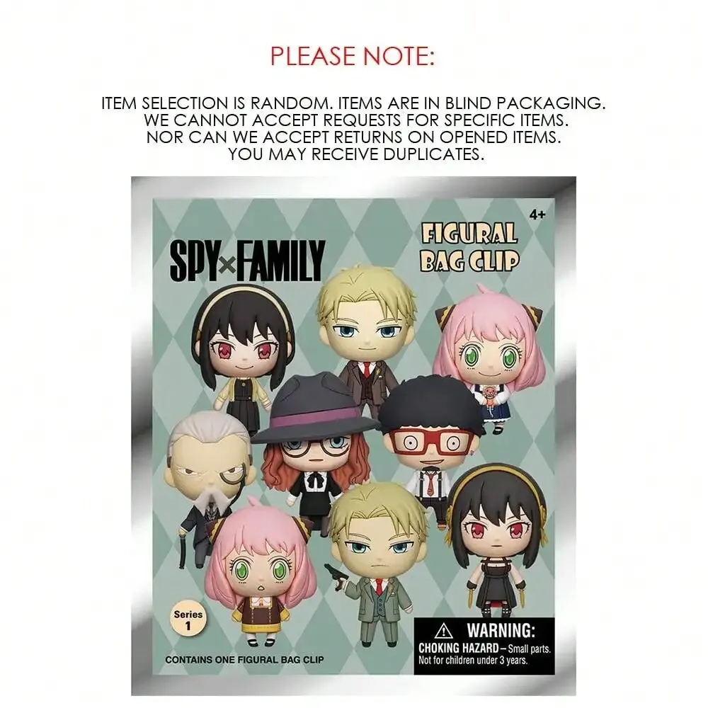 Aniplex Officially Licensed Spy X Family Mystery Bulk Bag ClipKeychain Special Rare Chase Figures Loid Forger Anya Forger