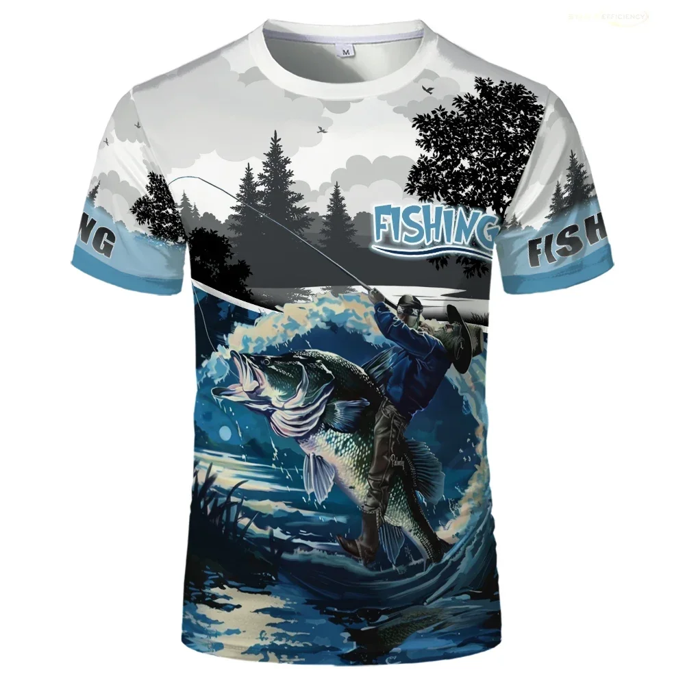 

Men's Carp Pattern Shirts, Short-sleeved Shirts with Cat and Dog Patterns, Quick-drying Round-neck Casual Shirts, New Arrivals