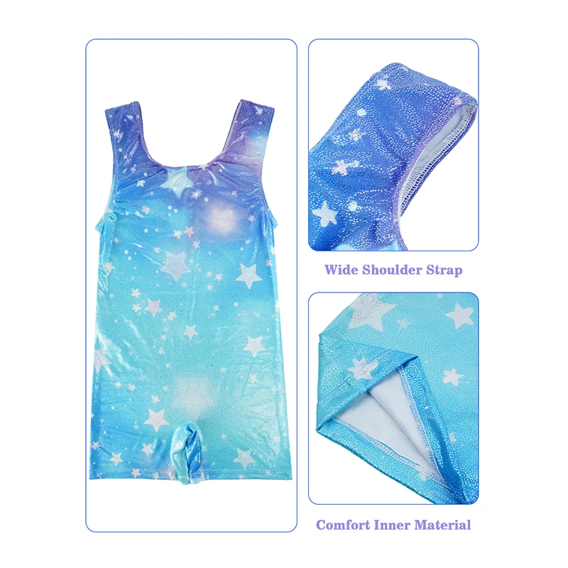 Gymnastics Leotards for Girls Dance Leotard Sleeveless Dancewear Girl Leotards Athletic Ballet Dance Dress Gymnastics Accessoriy