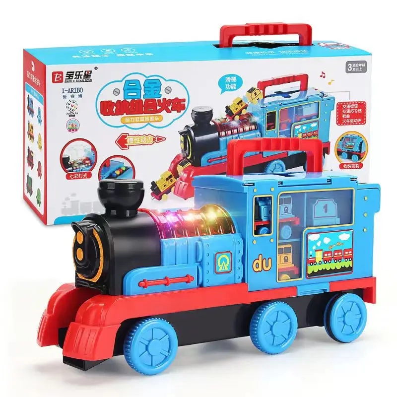 

Игрушечный поезд для детей Thomas, музыкальная игрушка, игрушечный автомобиль со звуком, Подарочный светящийся автомобиль