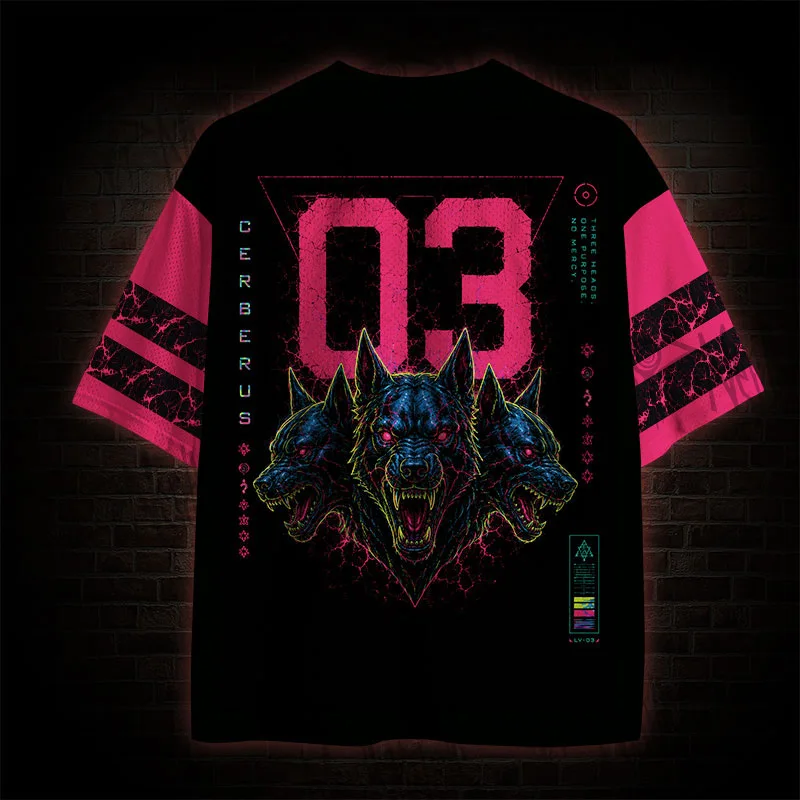 Hot Selling Products, Horror Dark Series Clothing, Fashionable Men's Short Sleeved Sportswear, Cycling, Short Sleeved T-shirts image 2