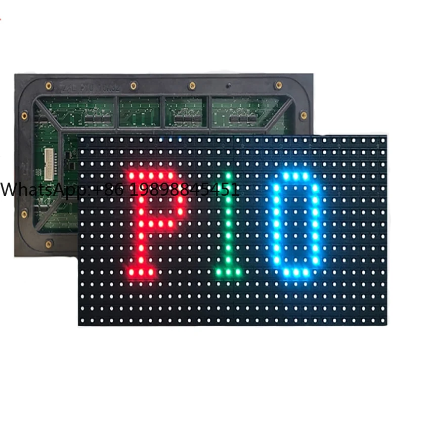 

Outdoor P10 SMD 3535 Full Color Scroll LED Screen Module Long Life Advertising Campaign Store Entrance