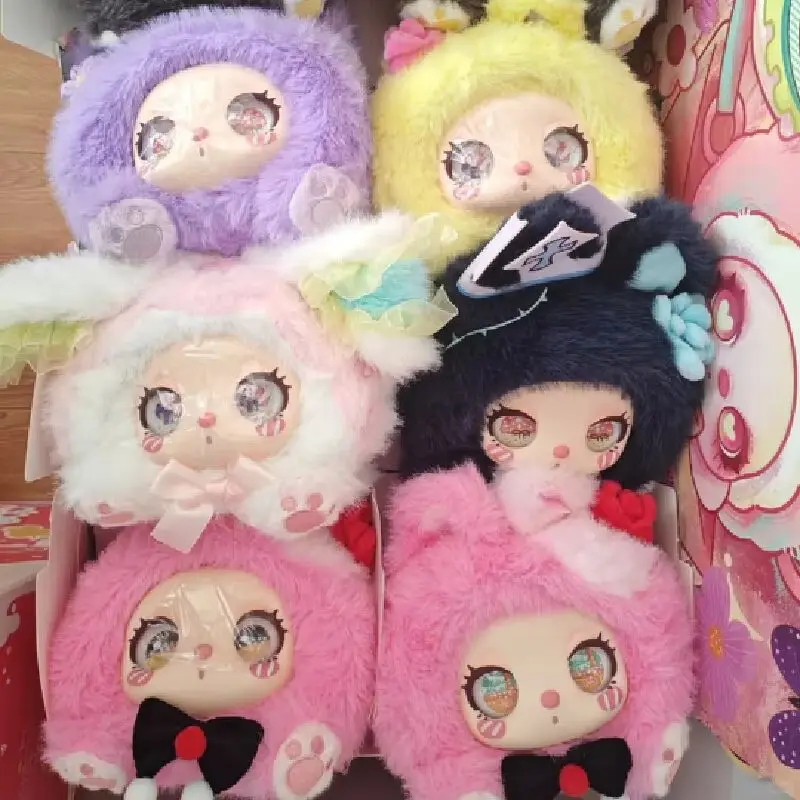 

New Genuine Liila'S Marshmallow Bunny Bag Series Blind Box Baby Three Soft Vinyl Cute Doll Figure Mystery Box Collection Gifts