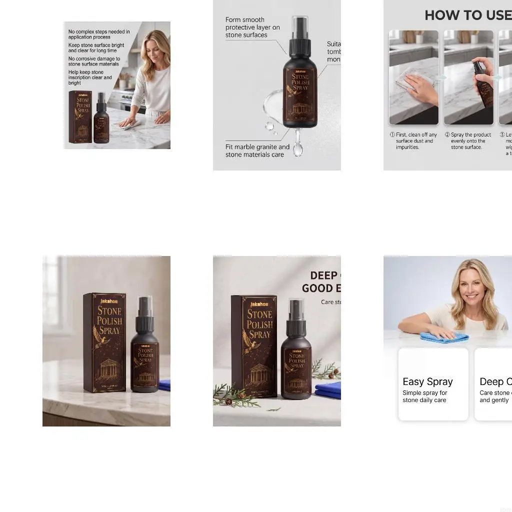 Effective Tombstones Restoring Sprays Polisher For Stain Removal Luster Shinings B03E