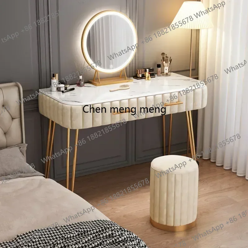 Chair Mirror Dressing Table Drawer White Bedroom Makeup Dressing Table Women Led Penteadeiras De Maquiagem Room Furniture