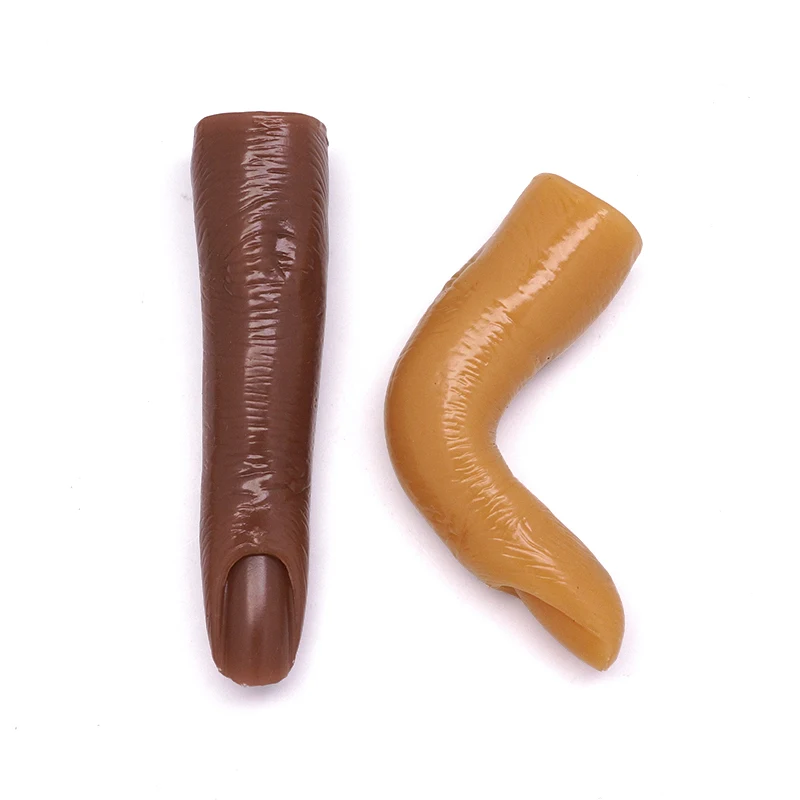 2026 New Nail Art Practice Simulation Finger Model with Bendable Joints Silicone Fake Finger