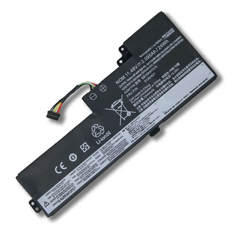 High Quality 01AV421 11.46V 2105mAh  Laptop Battery For Lenovo ThinkPad T470 T480 A475 A485 01AV419 01AV489 01AV420 SB10K97576
