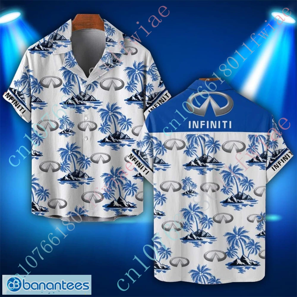 Infiniti camisas y blusas de Anime Unisex, camiseta de gran tamaño, cárdigan con botón 3D, camisas casuales para hombres y mujeres, logotipo personalizado