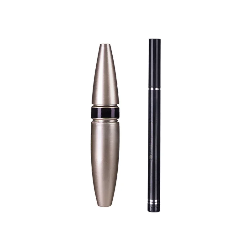 Make up 2in1 Double Purpose Mascara Waterproof and Sweatproof Curling Brushes Makeup Eye Fiber Mascara Eyelash Eyelashes Black