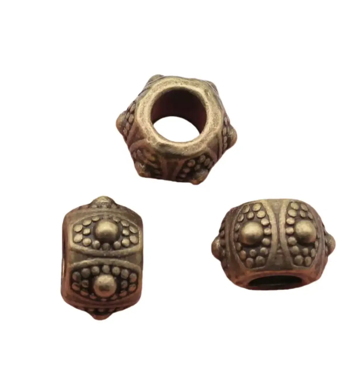 

10pcs 9*7mm Zinc alloy metal vintage spacer beads handmade HWL2660 accessories