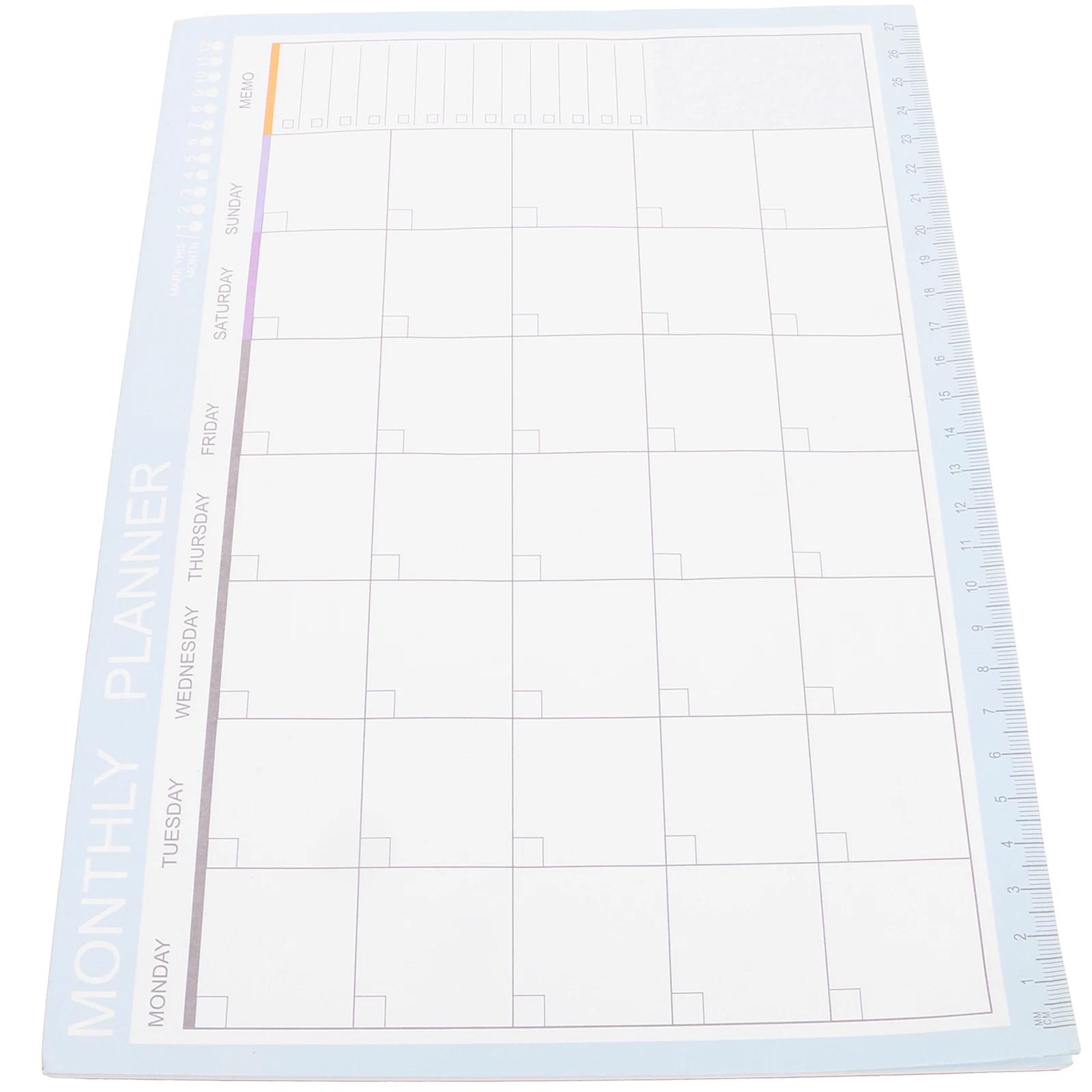 

Monthly Planner Calendar Schedule Organizer Agenda Schedule Organizer Notebook with Decorative Border(Green)
