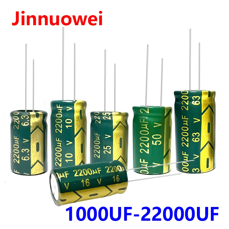 1000uF 2200uF 3300uF 4700uF 6800uF 10000uF 22000uF Low ESR Capacitor 6.3V 10V 16V 25V 35V 50V 63V 80V 100V