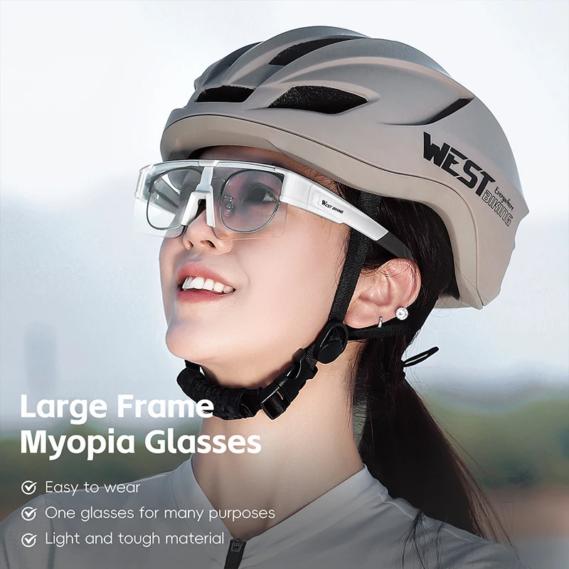 WEST BIKING-gafas de sol polarizadas para hombre y mujer, lentes fotocromáticas para ciclismo, miopía, conducción, pesca