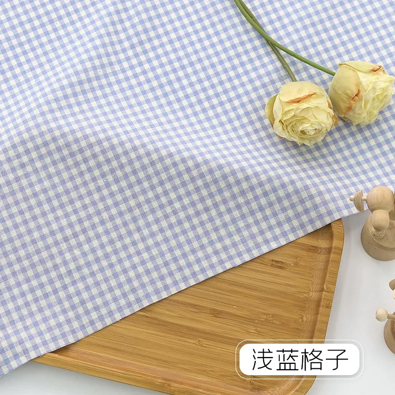 100% Cotton Plaid Fabric for DIY Projects