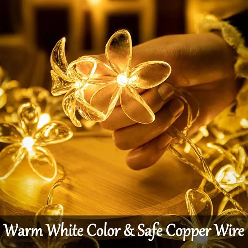 Battery Box Powered Cherry Blossom Balcony Bedroom Holiday Decoration Lights Outdoor Lighting Layout Atmosphere LED Light String