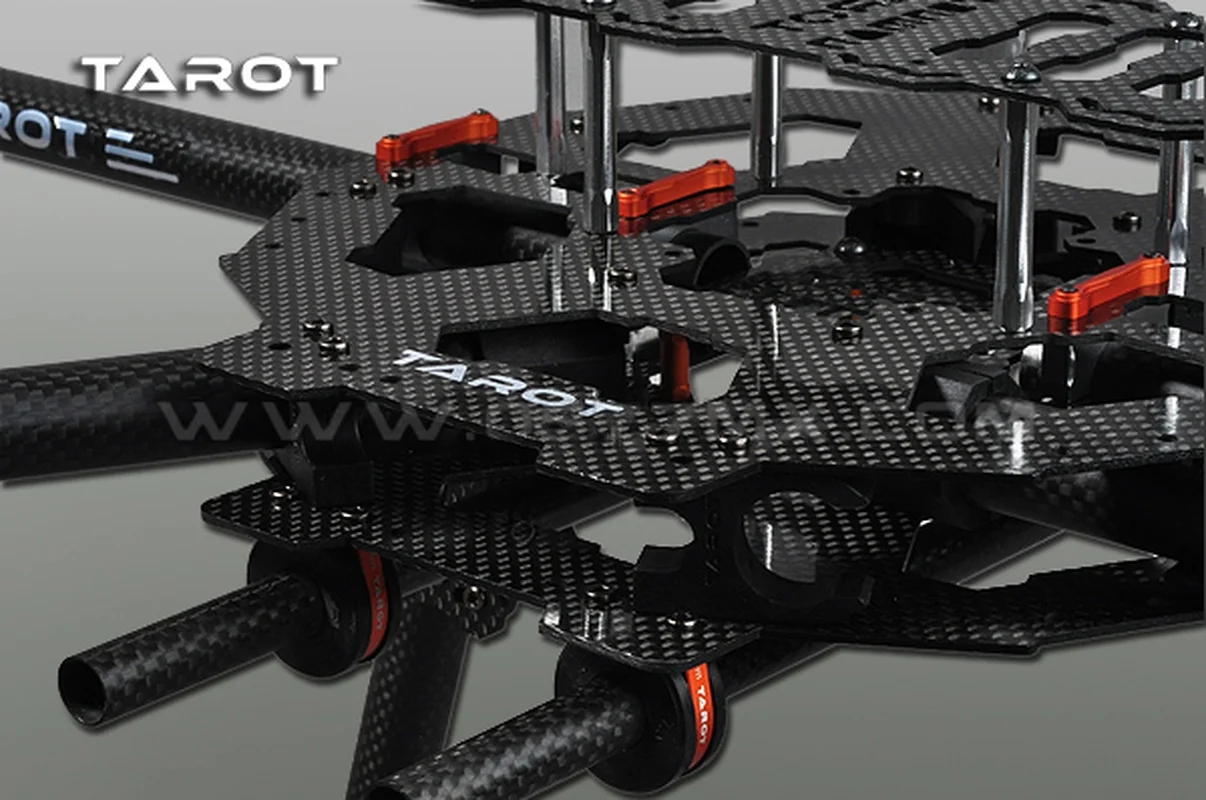 Tarot FY680 3K Carbon Fiber Fully Foldable Hexacopter FPV Aerial Frame TL68B01 For Aircraft RC Photography