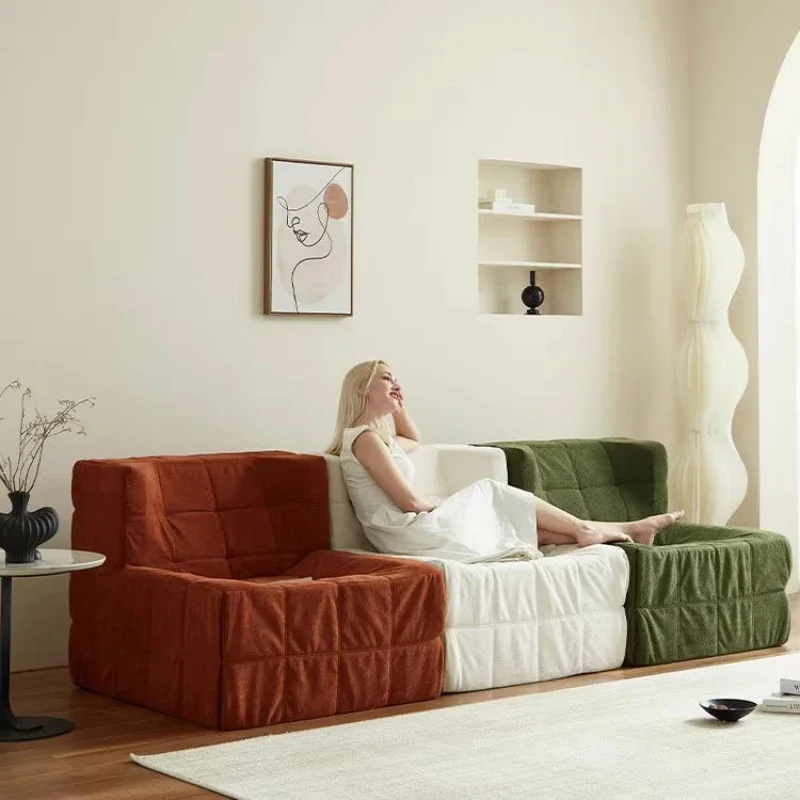 أرائك غرفة المعيشة الأوروبية الحد الأدنى الاقسام 2025 فراغ حزمة الأريكة المضغوط وحدات Divano Sottovuoto أثاث المنزل #2