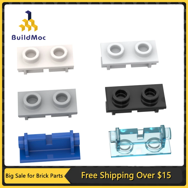 MOC Compatible Assembles Particles 3938 Hinge Brick 1 x 2 Top Plate Thin Building Blocks Parts DIY Educational Toy For Children