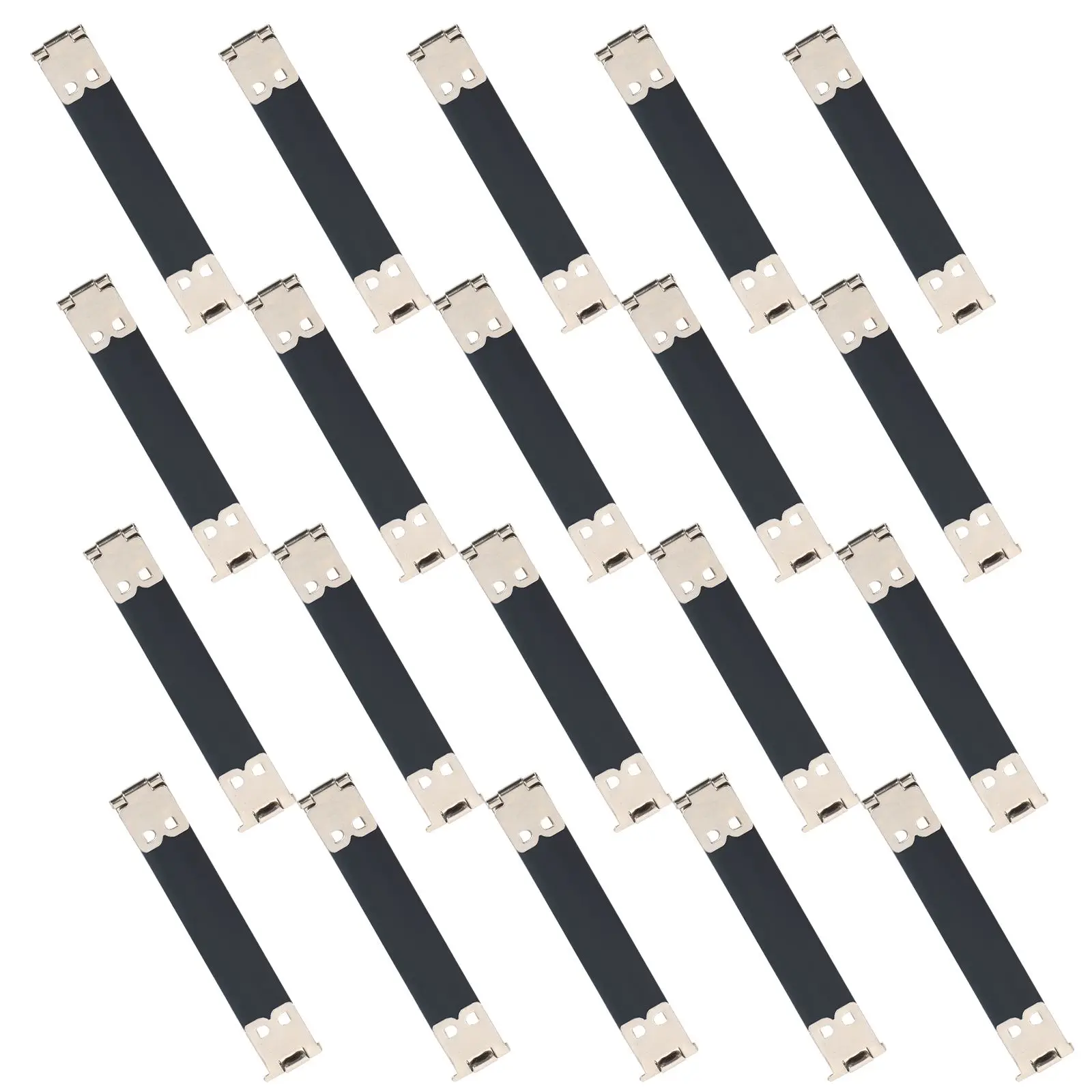 

20 шт., гибкие зажимы, рамки, внутренние петли для монет, застежки, металлические DIY ремесла, эластичные пружинные аксессуары для сумок